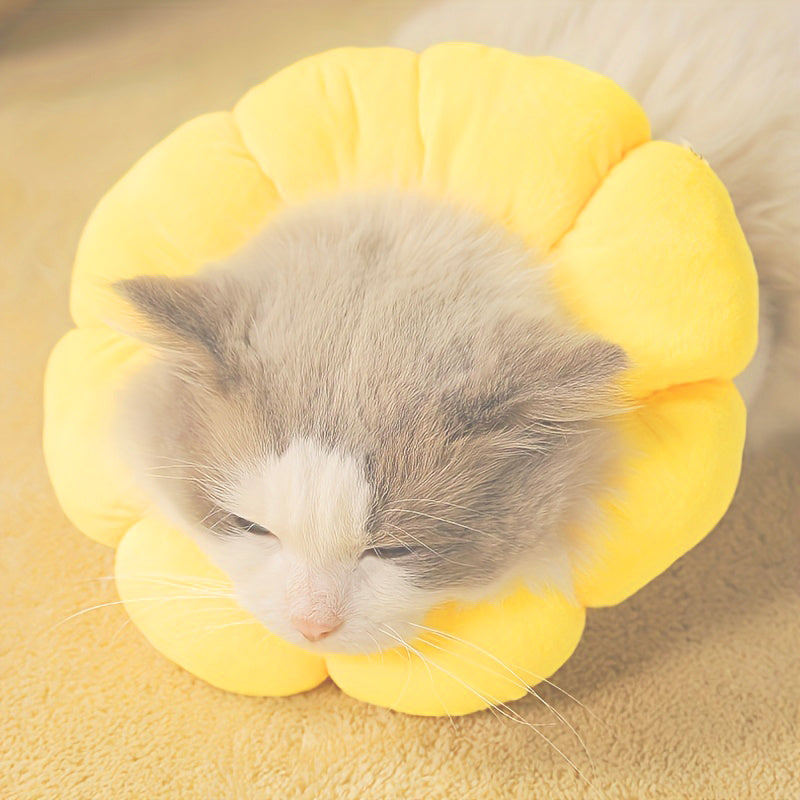 Cute Sunflower Neck Recovery Collar - PurePaws Co