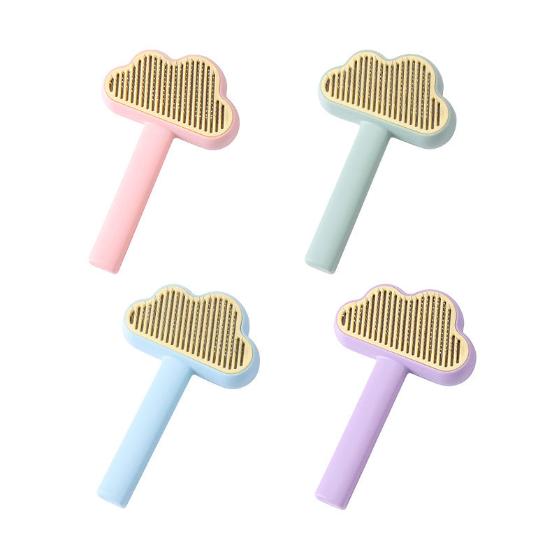 Self-cleaning Pet Cloud Needle Comb - PurePaws Co