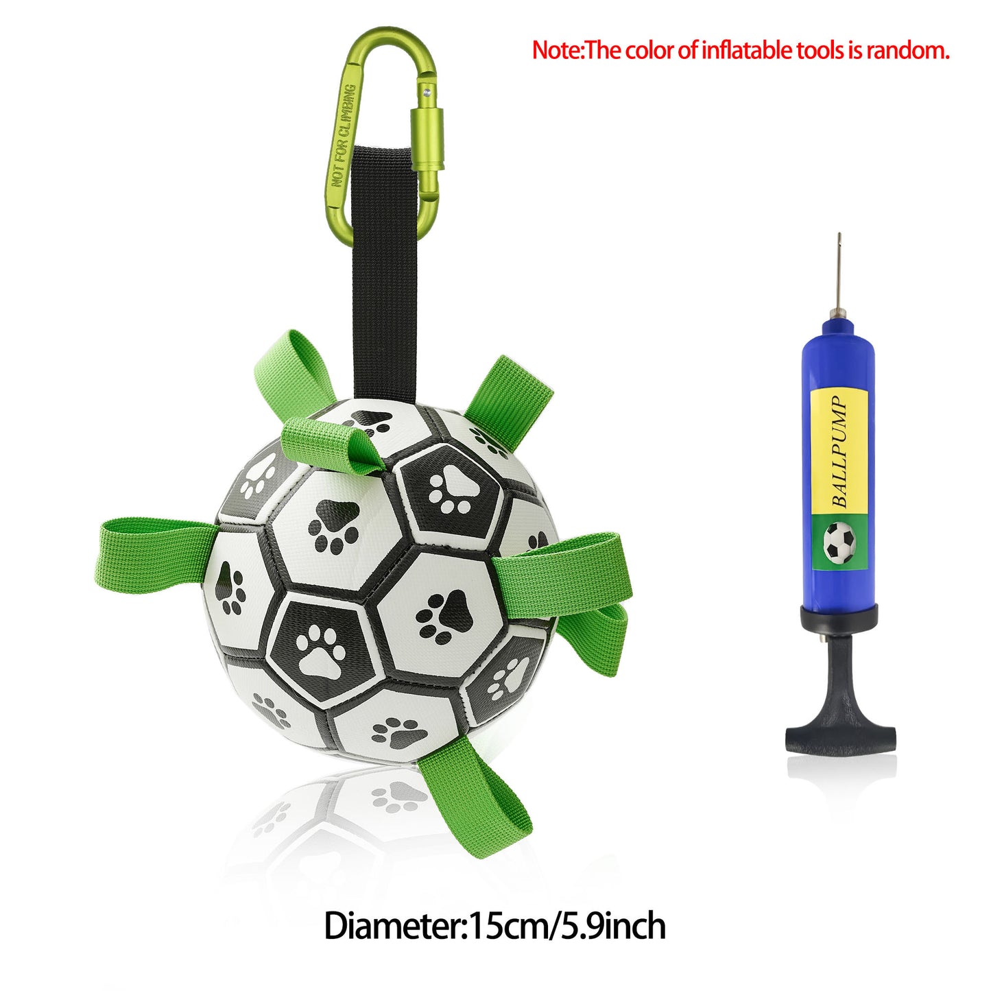 Inflated Interactive Dog Soccer Ball Training Toy - PurePaws Co