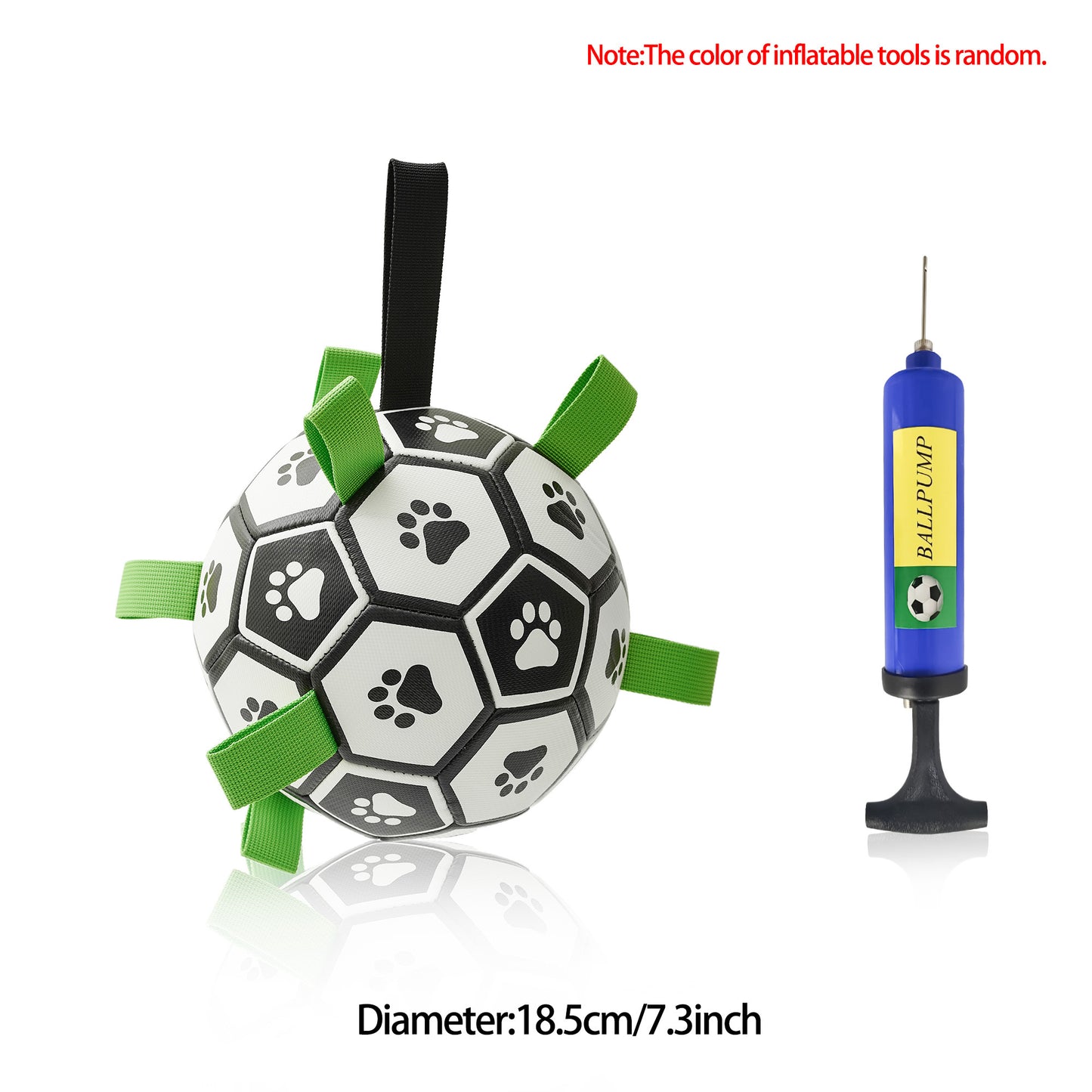 Inflated Interactive Dog Soccer Ball Training Toy - PurePaws Co