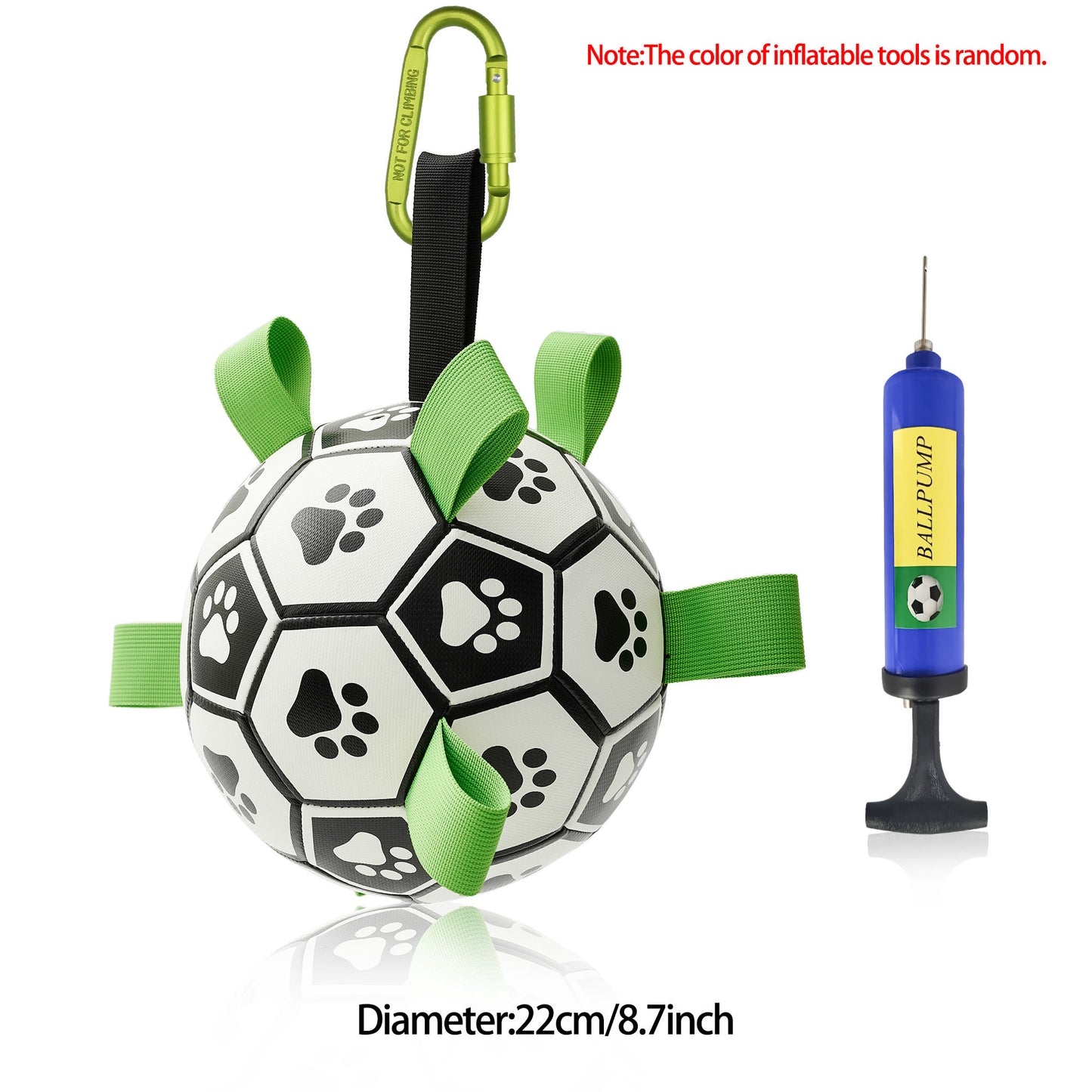 Inflated Interactive Dog Soccer Ball Training Toy - PurePaws Co