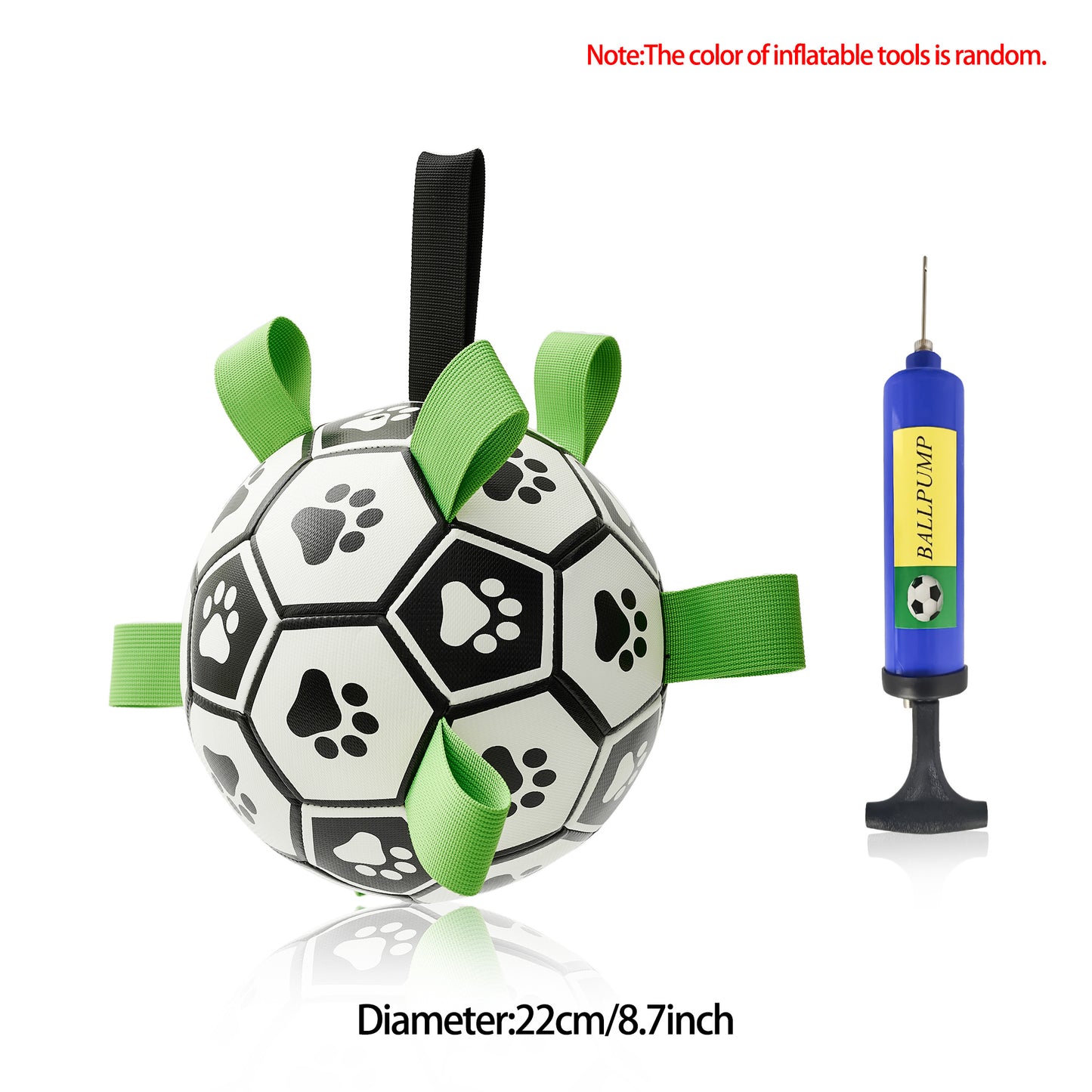 Inflated Interactive Dog Soccer Ball Training Toy - PurePaws Co