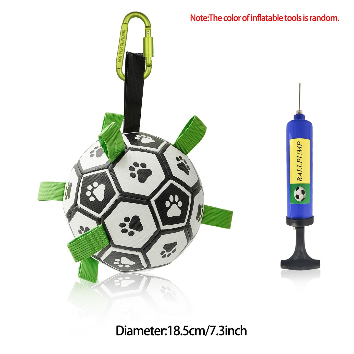 Inflated Interactive Dog Soccer Ball Training Toy - PurePaws Co