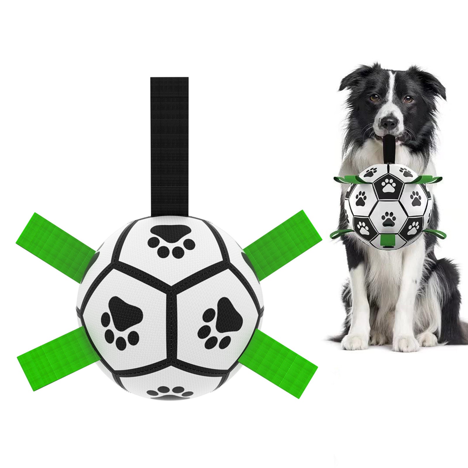 Inflated Interactive Dog Soccer Ball Training Toy - PurePaws Co