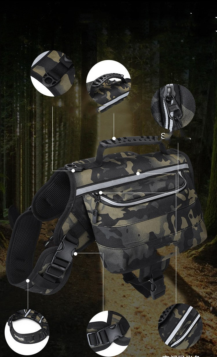 Outdoor Large Dog Backpack For Pets - PurePaws Co