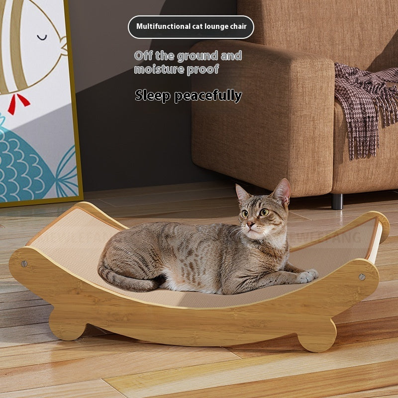 Full Sisal Cat Scratch Lounge Chair Nest - PurePaws Co