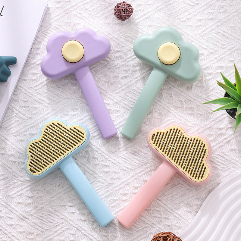 Self-cleaning Pet Cloud Needle Comb - PurePaws Co