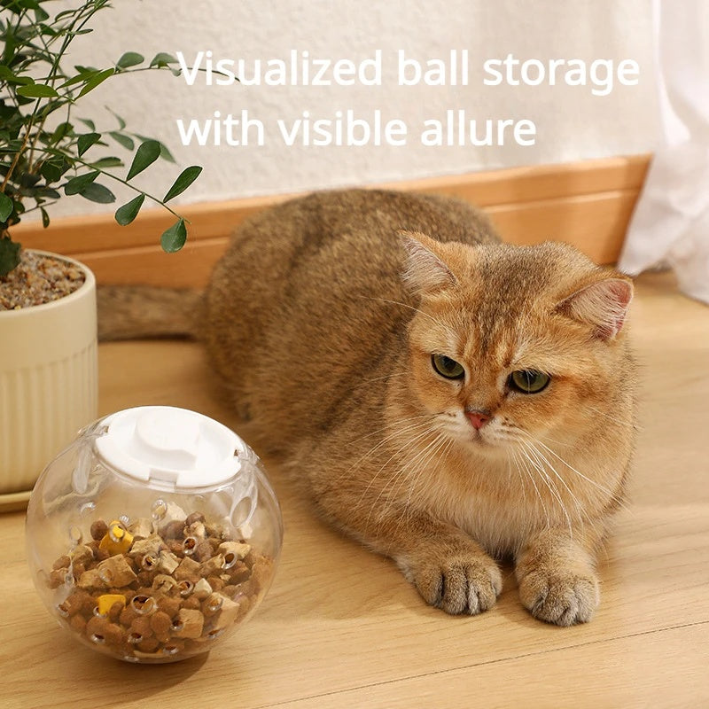Interactive Dog Cat Slow Food Leakage Toy - PurePaws Co