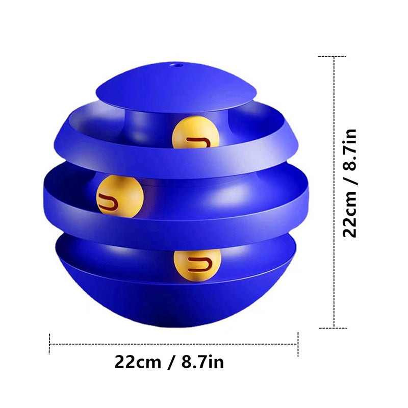 3-Layer Interactive Cat Toy - PurePaws Co