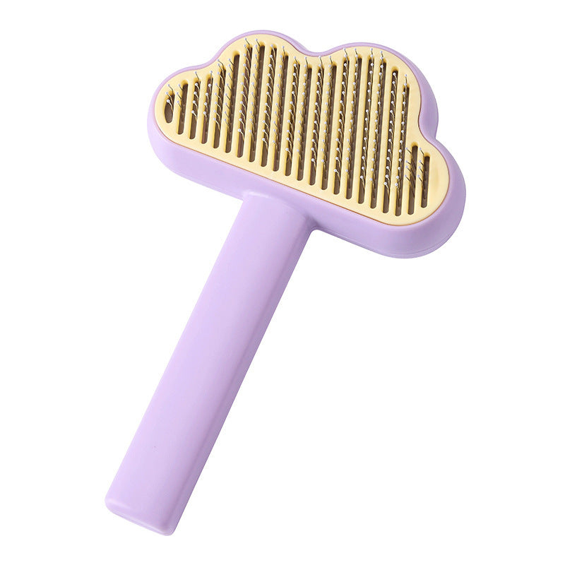 Self-cleaning Pet Cloud Needle Comb - PurePaws Co