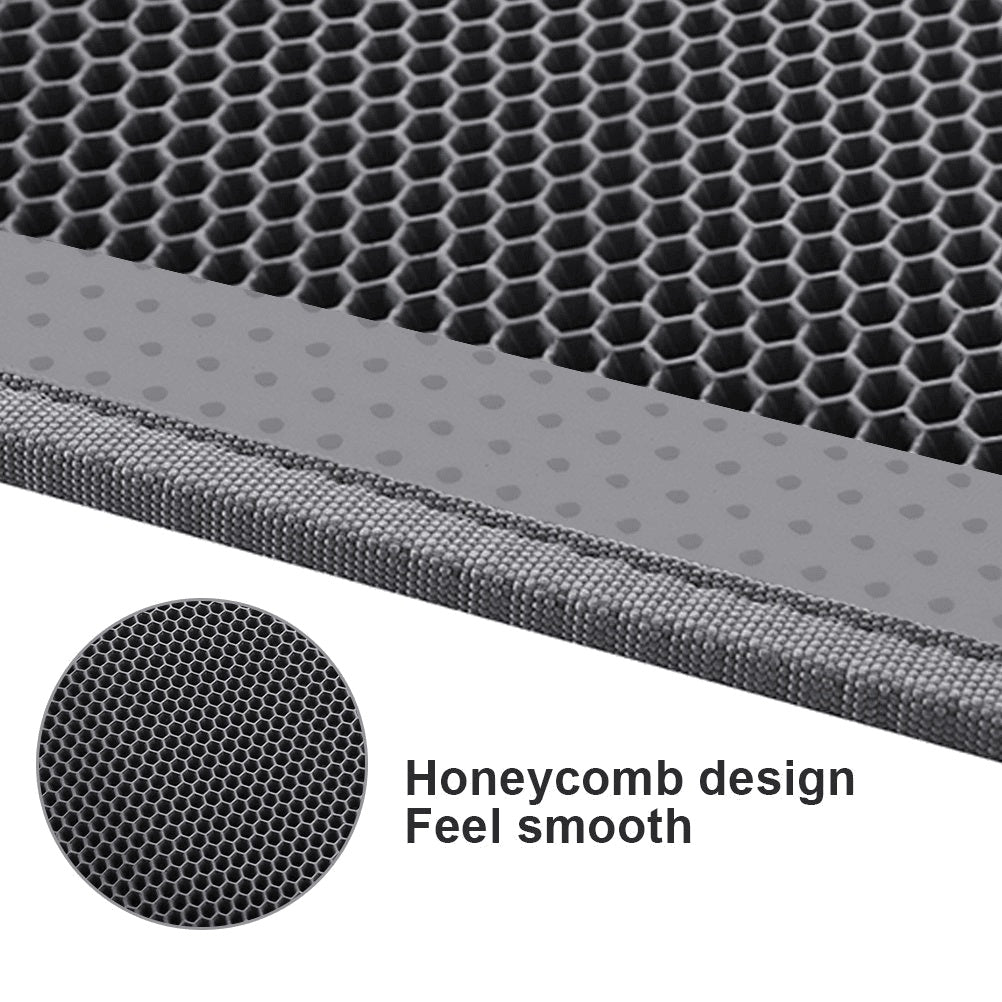 Honeycomb Non Slip EVA Cat Litter Mat - PurePaws Co