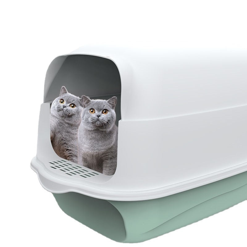 Fully Enclosed Cat Toilet Litter Box - PurePaws Co