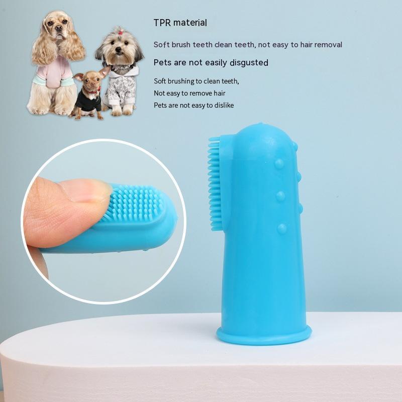 Pet Finger Toothbrush Cat Dog - PurePaws Co