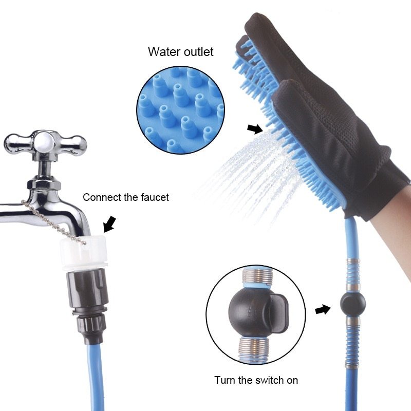 Handheld Cat Bathing Pet Dog Shower Head - PurePaws Co