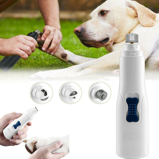 Pet Dog Electric Clipper & Nail Polisher - PurePaws Co