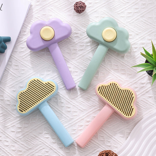 Self-cleaning Pet Cloud Needle Comb - PurePaws Co