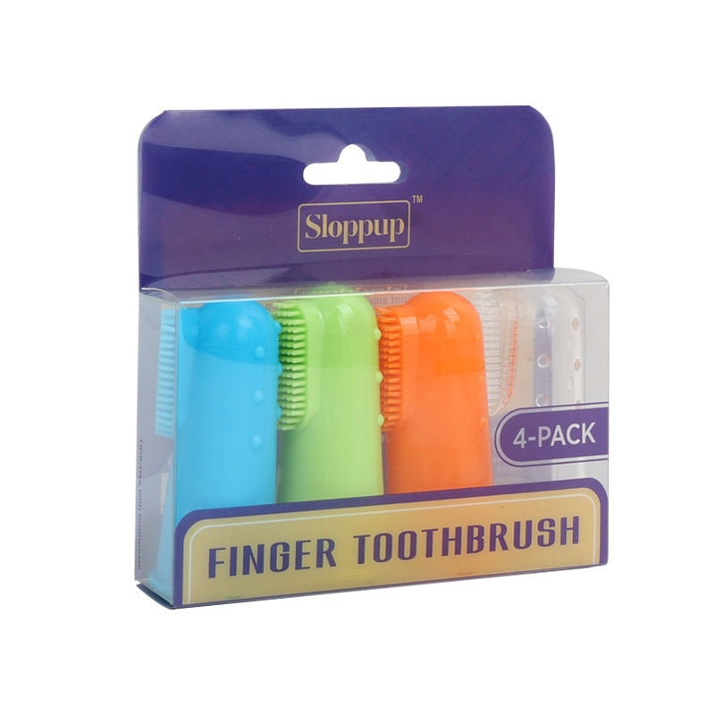 Pet Finger Toothbrush Cat Dog - PurePaws Co