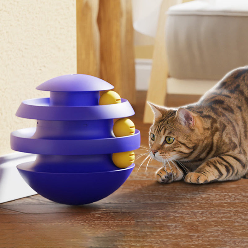 3-Layer Interactive Cat Toy - PurePaws Co