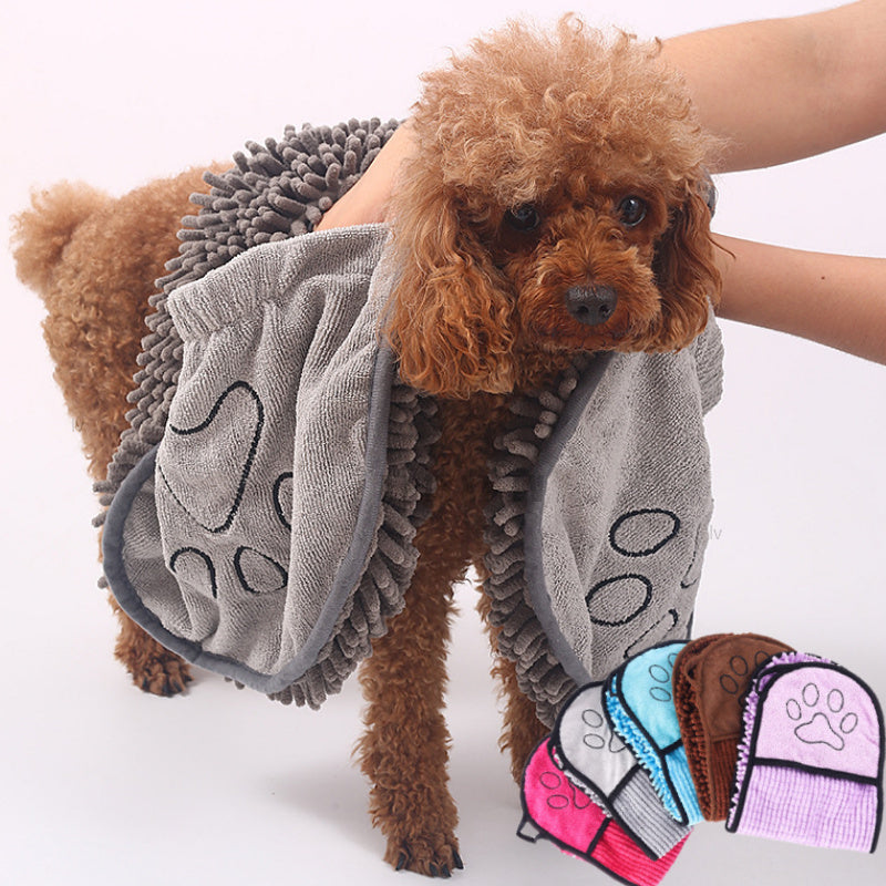 Super Absorbent Microfiber Pet Bath Towel - PurePaws Co