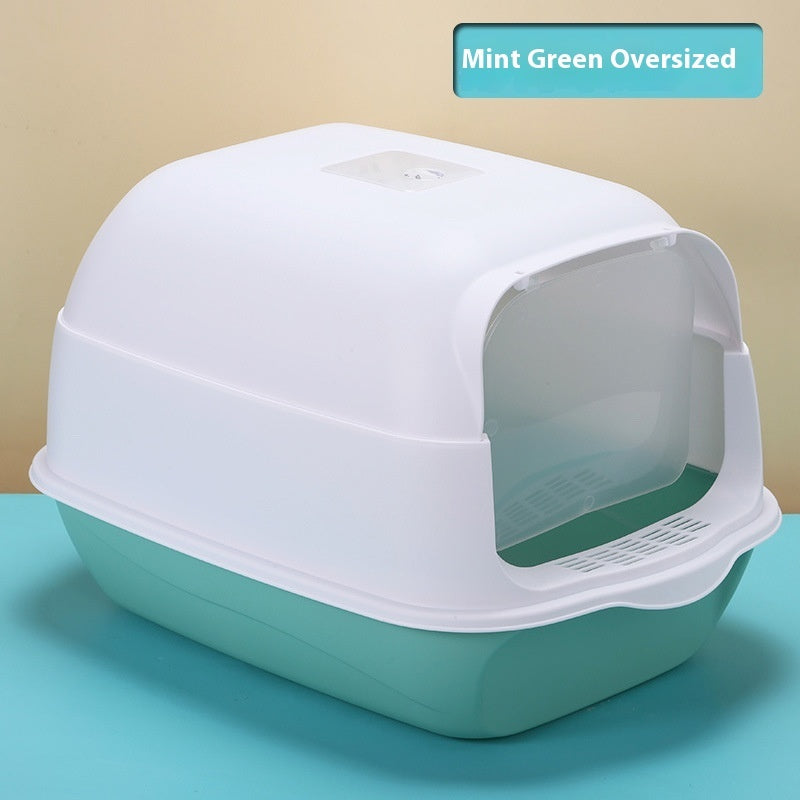 Fully Enclosed Cat Toilet Litter Box - PurePaws Co