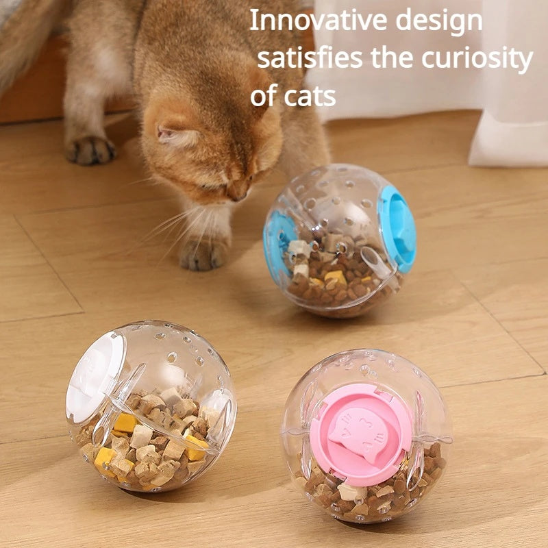 Interactive Dog Cat Slow Food Leakage Toy - PurePaws Co
