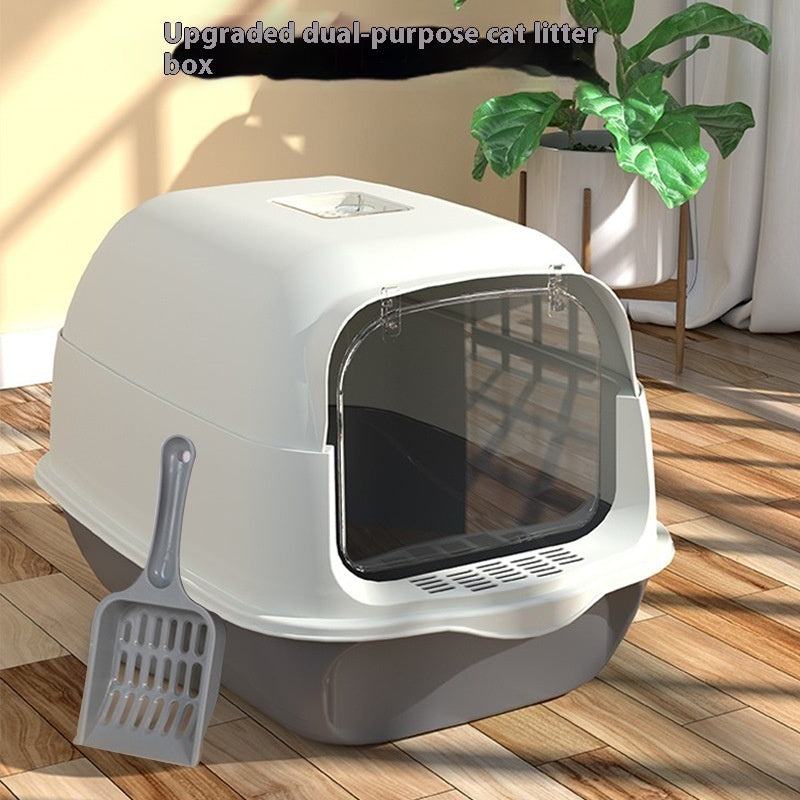 Fully Enclosed Cat Toilet Litter Box - PurePaws Co