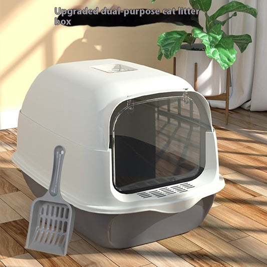 Fully Enclosed Cat Toilet Litter Box - PurePaws Co